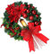Artibetter 1stk Girlande Leuchtet Weihnachtsschmuck Geführter Weihnachtskranz Weihnachtstürkranz Christbaumkranz Fensterkränze Weihnachten Neujahrskranz Künstliche Drinnen Plastik Wandbehang