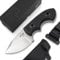 BÖKER PLUS® Lofos Gürtelmesser - kann quer am Gürtel getragen werden - kleines G10 Outdoor Messer mit Kydexscheide - Bushcraft Messer klein - legales Survival EDC Messer mit D2 Klinge feststehend