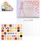 Wandkalender 2024 Jahreskalender 2024 Kalender Wandkalender Mit 4 Lesezeichen Farbe Monatskalender 2024 Lustiger Calendar für Home Office Schule