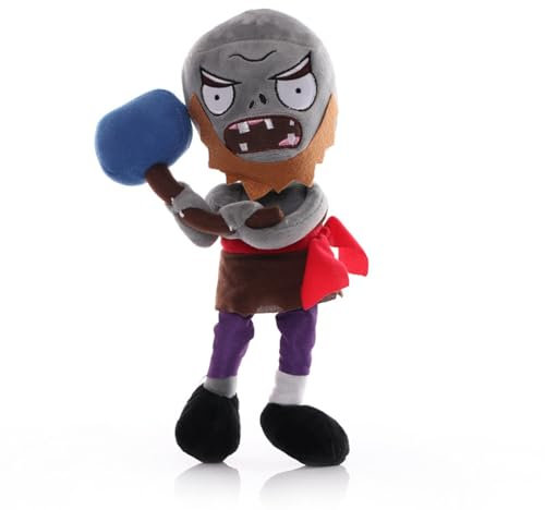 Pethuel Plants Vs Zombies Plush Toys, Game Zombies Against Plants Stuffed Dolls, Soft Toy for Cuddly Toys, Children, Great Gift, 30 cm (Zombies_E)