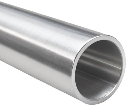 PRIOstahl Aluminiumrohr Rundrohr Rohr Alu-Rohr Profil - 1 Stück Rohrdurchmesser: 20mm Wandstärke: 2mm Länge: 2000mm ohne Schweißnaht für Kreativbau Massiv & Robust aus Aluminium (en aw 6063 t6)