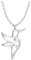 Sofia Milani - Damen Halskette 925 Silber - Kolibri Anhänger - N0826