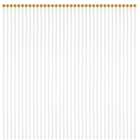 Yardwe 50 PièCes MâT De Drapeau en Plastique Rigide Portable LéGer pour Bureau ÉCole RéUnion DéCoration ExtéRieure 40cm
