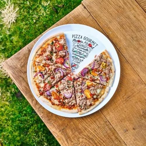 Pizzateller Opal weiß Gourmet D 33 cm