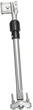 Sosoport Adjustable Umbrella Holder Clamp for Wheelchair Stroller Buggy with Thickened Steel Tube and Stainless Steel Base Easy Install Parasol Connector for Wind and Rain Protection