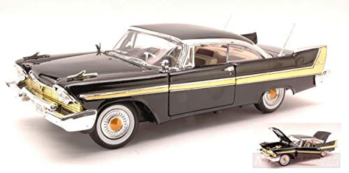 MotorMax MTM73115BK Plymouth Fury 1958 Black 1:18 MODELLINO DIE CAST Model kompatibel mit