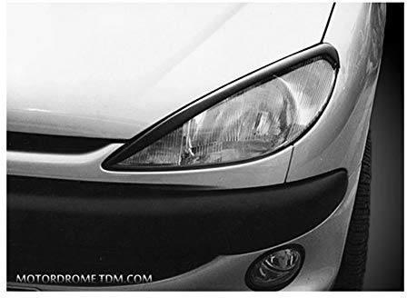 Motordrome Scheinwerferblenden passgenau | kompatibel mit Peugeot 206 (ABS)