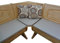 bequemer-sitzen Eckbank Auflagen, Polster-Set 110 cm, robuster Möbelstoff beige