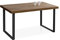 Adec Group duehome | Natural, Mesa Fija de Comedor, Mesa Salon o Cocina, Color Roble Boreal y Negro, Medidas: 140 cm (Largo) x 80 cm (Ancho) x 76,5 cm (Alto)