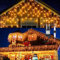 GlobaLink 4M LED Lichtervorhang Erweiterbar, Led Eisregen Lichterkette Außen Weihnachtsbeleuchtung Warmweiß IP44 mit Stecker 8 Modi für Zimmer Balkon Terrase Party Weihnachten Innen und außen Deko