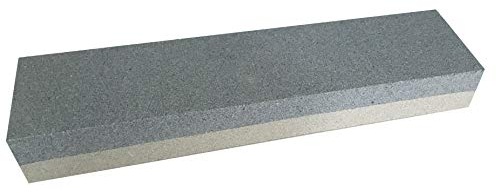 TECTOOL Schleifstein 200 x 50 x 25 mm – Grob & Fein Körnung – Abziehstein für Messer, Meißel & Werkzeuge – Kombischleifstein für Nass- & Trockenschliff