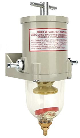 Auto Diesel Wasserabscheider, Auto Motor Diesel Kraftstofffilter Wasserabscheider Baugruppe Mit Schraubendichtung 500FG