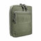 Tasmanian Tiger TT Tac Pouch 6.1 Rucksack Zusatz-Tasche mit Patch Klett-Fläche Molle-System kompatibel, Zubehör-Tasche für EDC, Werkzeug oder kleine Erste Hilfe Sets, 20 x 15 x 6 cm, Olive