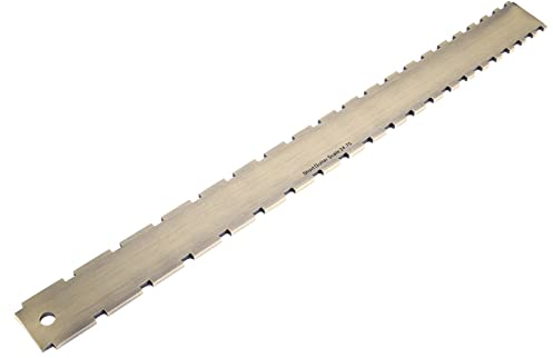 Guitar Straight Edge Werkzeug, Guitar Neck Notched Edge Messger?t f¡§1r Gitarren Neck Leveling Zubeh?r, Spielzubeh?r