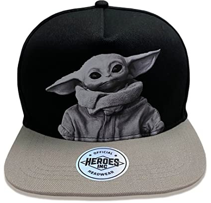 Star Wars The Mandalorian The Child Snapback Cap Black/Grey