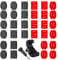XIANGLONGY Compatible with GoPro HERO 1-10 Series Stickers and Mounts, 34 Pieces, Black, Waterproof, Helmet Mount, Camera Mount