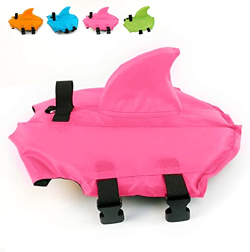 Snik-S Hundeschwimmweste mit verstellbarem Gürtel, Schwimmweste für Hunde mit kurzen Nasen, verbesserte Version (Mops, Bulldogge, Pudel, Bullterrier, Golden Retriever), Größe XL, Blau (M, Rosa)