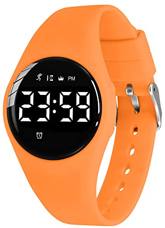 BEN NEVIS Digital Kinderuhr Jungen-Sports Outdoor Wasserdicht Armbanduhr mit LED-Licht,Wecker,Stoppuhr,Datum,Fitness Tracker Uhr mit Schrittzähler,Distanz-Silikon Armband