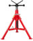 VEVOR Support de tuyau à tête en V, capacité 0,32 à 30,48 cm, support de cric de tuyau acier au carbone pliable, hauteur réglable 51 à 94 cm, capacité de charge 1134 kg pour filetage découpe tuyaux