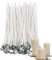 Stoppini per Candele, 100 Pezzi Stoppini di Naturali Candela, Stoppini per Candele,Stoppino in Cotone Naturale per Fabbricazione di Candele Candela Fai da Te (10cm)