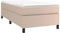 vidaXL Bettgestell, Polsterbett Bett für Schlafzimmer, Bettrahmen mit Lattenrost, Kunstlederbett Einzelbett, Cappuccino-Braun 90x200cm Kunstleder