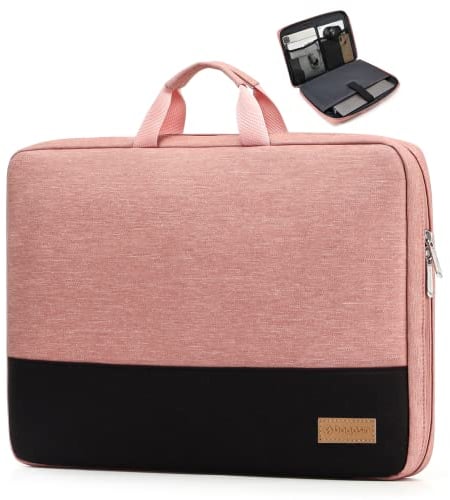 bagasin Custodia Borsa Porta PC, 14 Pollici Sleeve per Laptop TSA Resistente all'Acqua, Borsa/Caso da Trasporto per Computer Compatibile con MacBook, HP, Dell, Lenovo, Asus Notebook