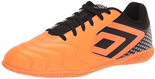 Umbro Herren Sala 5 Ic Fußballschuh für den Innenbereich, orange/schwarz/weiß, 44.5 EU