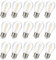 Leadleds S14 LED Bulb Outdoor LED Filament Bulb 1W Equivalent to 10W Shatterproof & Waterproof Warm White 2700K String Light, E27 Base Edison Vintage Light Bulbs(15 Pack)