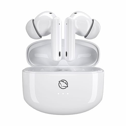 Manta Rytmo 8 In Ear Kopfhörer Kabellos Bluetooth 5.3 mit Mikrofon Hi-Fi Stereoklang TWS Sport USB-C 6h std Music, 21std Akku, Touch Steuerung IPX4 kompatibel mit iPhone Android und Bluetooth-Geräten