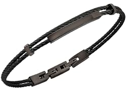 Breil Juwel Sammlung LOOP, ARMBÄNDER aus HERREN in FARBIGER STAHL Farbe GUN messen 20 - TJ3446