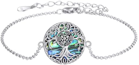 YFN Tree of Life Bracelet Sterling Silver Hecate Tree of Life Bracelet Jewellery Gifts for Women Girls