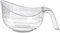 F Fityle Colador de Filtro para Lavado de arroz, colador de Pasta, para el hogar, Cuenco para, escurridor, colador de Cocina, Cuenco, Claro