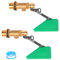 Brass Float Valve 3/4 Inch,2 Pack Water Float Ball Valve with Adjustable Arm and Filter for Fountain,Water Trough,Water Tank, Pool, Pond, Aquarium
