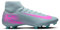 NIKE Herren Mercurial Superfly 10 Academy Sneaker, Ocean Cube/PINK Blast, 42 EU