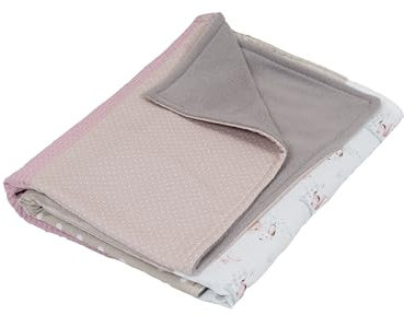 ULLENBOOM ® Babydecke 70x100 cm, Märchenwald (Made in EU) - Aus Baumwolle & flauschigem Fleece (OEKO-TEX Standard), Baby Decke Neugeborenen, ideal als Kinderwagendecke oder Kuscheldecke