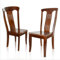 VAKON SALON - Esszimmerstühle 6er Set aus Kirschbaumholz, Holzstuhl, Küchenstuhl aus Massivholz bis 150 kg - Design 804 - Walnussbraun
