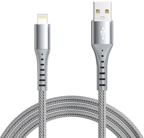 XUDUO 1M iPhone Ladekabel, Lightning Kabel Schnellladekabel Fast MFi-Zertifiziert Ladekabel iPhone für iPhone 14/13/12/11/Pro/XS/XS Max/XR/X/8/8 Plus/7/7 Plus/6s/6/6 Plus