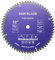 Kozelo Circular Saw Blade - [10 Inch x 60 Teeth x 5/8 Inch Arbor] Tungsten Carbide Tipped Table Miter Saw Blades with 5/8 Inch to 1/2 Inch 3/8 Inch Washer Adapters | Purple