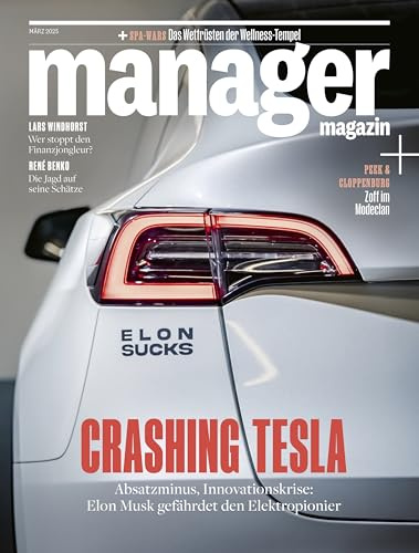 manager magazin 3/2025 Crashing Tesla