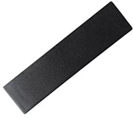 Ceramic Sushi Plate Long Strip Black for Dumplings Home Restaurants | Decorative Tableware, Easy to Carry, Snack Tray Serving Dish, Japanese Style Black Design