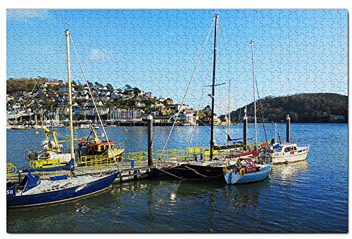 UK England Dartmouth Devon River Jigsaw Puzzle for Adults 1000 Piece PaperyTravel Gift Souvenir 26x38CM