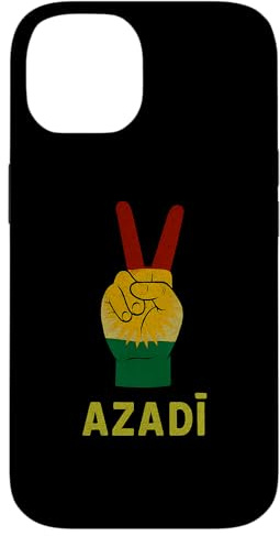 Azadi Kurdistan Siegeszeichen Kurdische Flagge Freiheit Kurdistan Hülle für iPhone 14