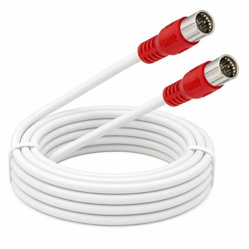 AC-Sat-Corner FRITZ!Box 6660 Cable Router Netzwerk Anschlusskabel Deluxe Premium Vollkupfer Kabel 8K Schnellstecker Rot 15 Meter