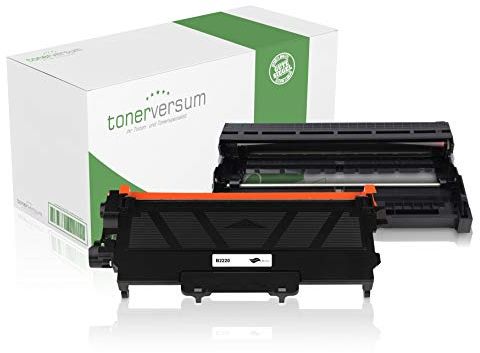 Toner und Trommel kompatibel zu Brother DR-2200 TN-2220 Schwarz für DCP-7060d DCP-7065dn HL-2250dn MFC-7460dn MFC-7360n MFC-7360ne Fax 2840 Laserdrucker