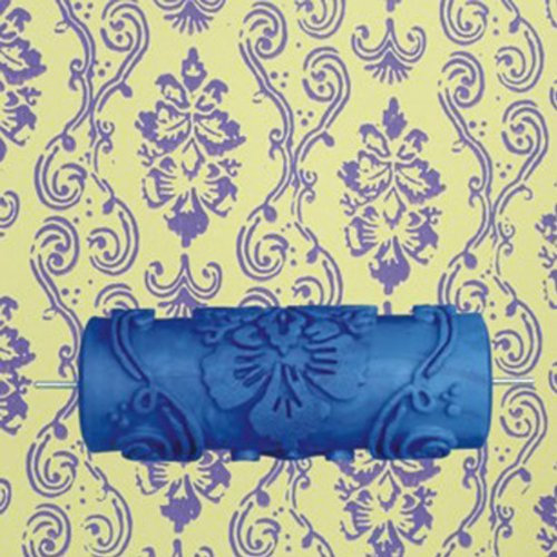 SM SunniMix 5 inch DIY Patterned Art Painting Stencils Brush, Paint Roller, Wall Ceiling Decorative Rubber Brush Tool, 3, 5 Inch