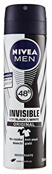 Nivea Men Men's Invisible Black & White Spray Deodorant - 1 Pack - 150 ml
