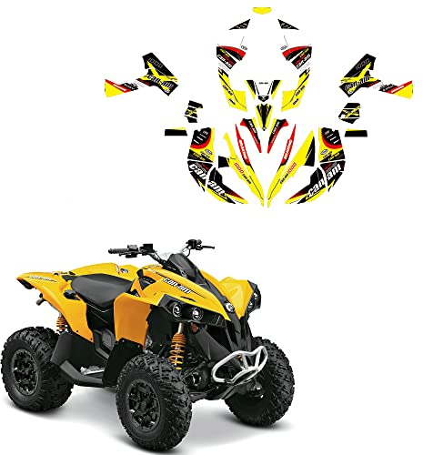DST0858 Custom Motorcross MXP Aufkleber ATV UTV Decals Graphics Kit für Can-am Renegade 500 800r 800x 1000