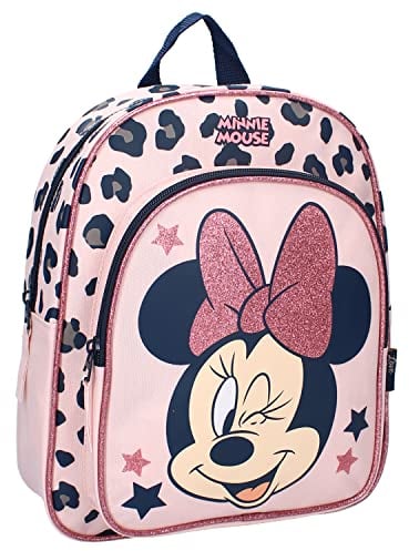 Minnie Mouse Talk Of The Town | Rucksack | Mit einem Bild Ihres Lieblingshelden! | Ideal für den jungen Abenteurer | Red Rosa -Einheitsgröße