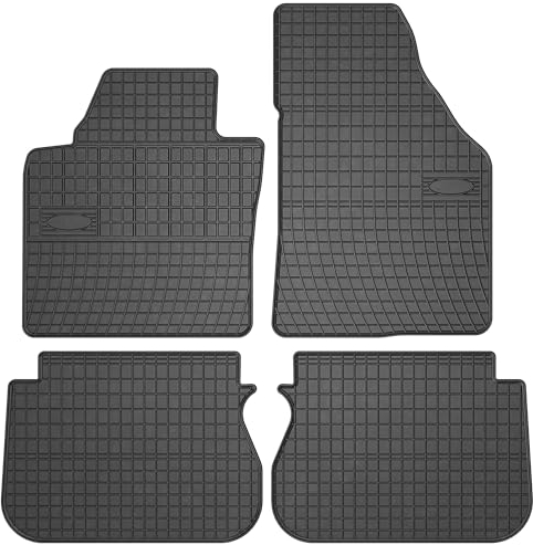 MOTOS Gummimatten Auto Fussmatte passend für Volkswagen Caddy III 2003-2020 1. und 2. Sitzreihe Verbessern Sie Ihren Reisekomfort mit Antirutschmatte Auto - Allwetter fußmatten Auto, Schutz vor Versch
