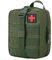 erste hilfe tasche leer molle ifak pouch notfalltasche militär first aid bag reiseapotheke tasche taktische gürteltasche (Grün)